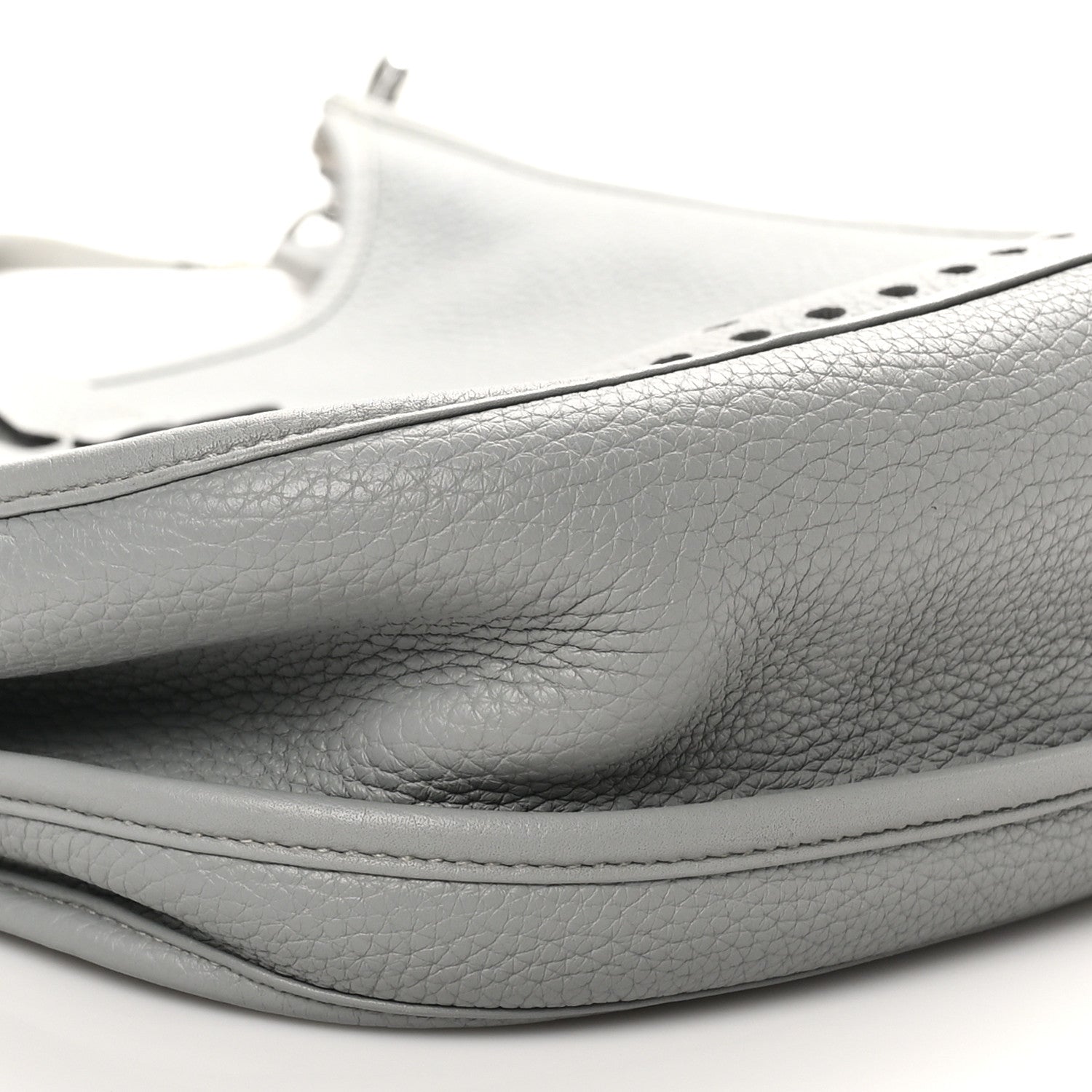 Hermes Taurillon Clemence Evelyne III GM Gris Mouette 9 of 10
