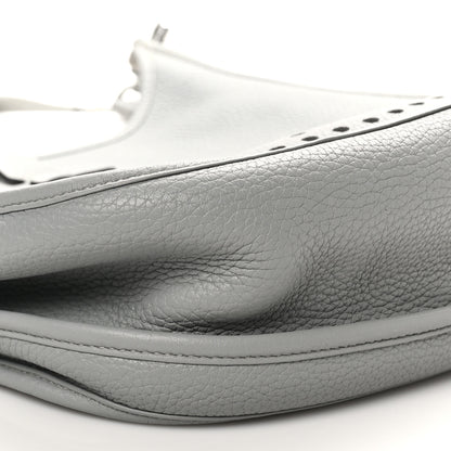 Hermes Taurillon Clemence Evelyne III GM Gris Mouette 9 of 10