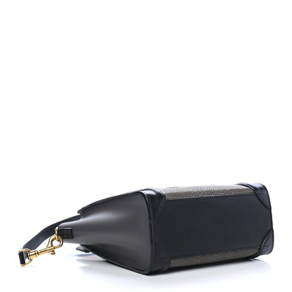 Celine Stingray Smooth Calfskin Nano Tri-Color Luggage Smoke 4 of 8