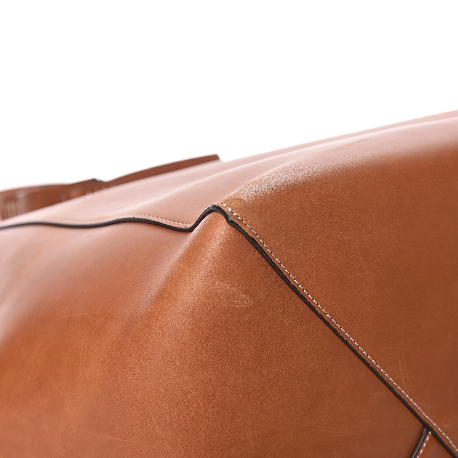 Celine Smooth Calfskin Medium Belt Cabas Phantom Brown 9 of 14