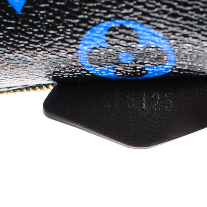Louis Vuitton Colored Monogram Mini Pochette Accessories Blue Black 6 of 7