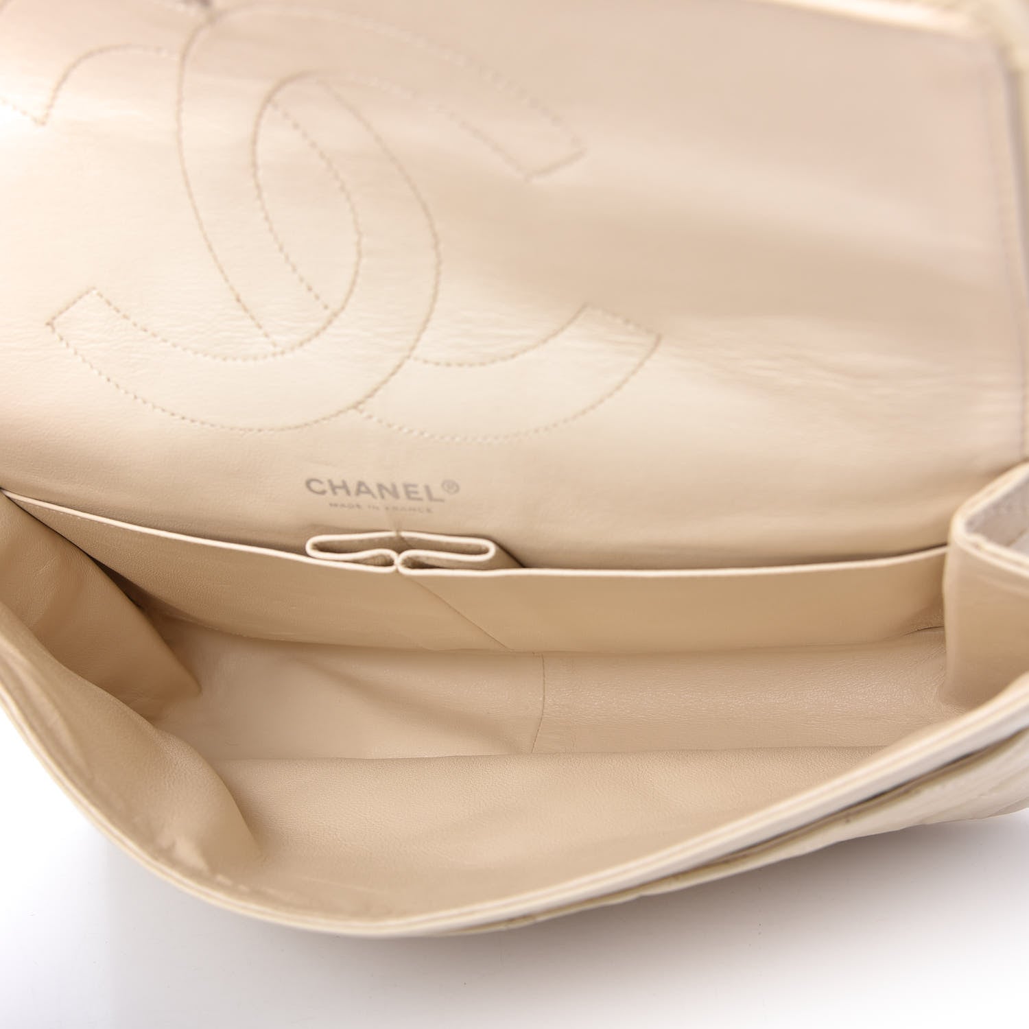 Chanel Aged Calfskin Quilted 2.55 Reissue 227 Flap Beige 5 of 10