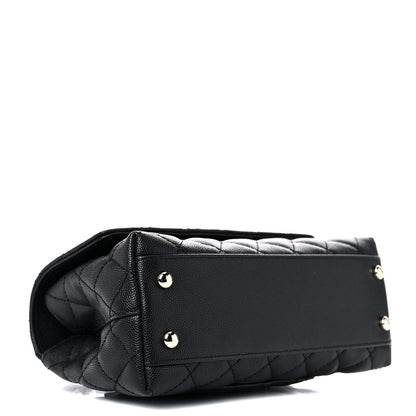 Chanel Caviar Quilted Mini Coco Handle Flap Black 4 of 10