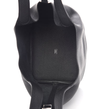 Hermes Taurillon Clemence Picotin Lock 22 MM Black 5 of 9