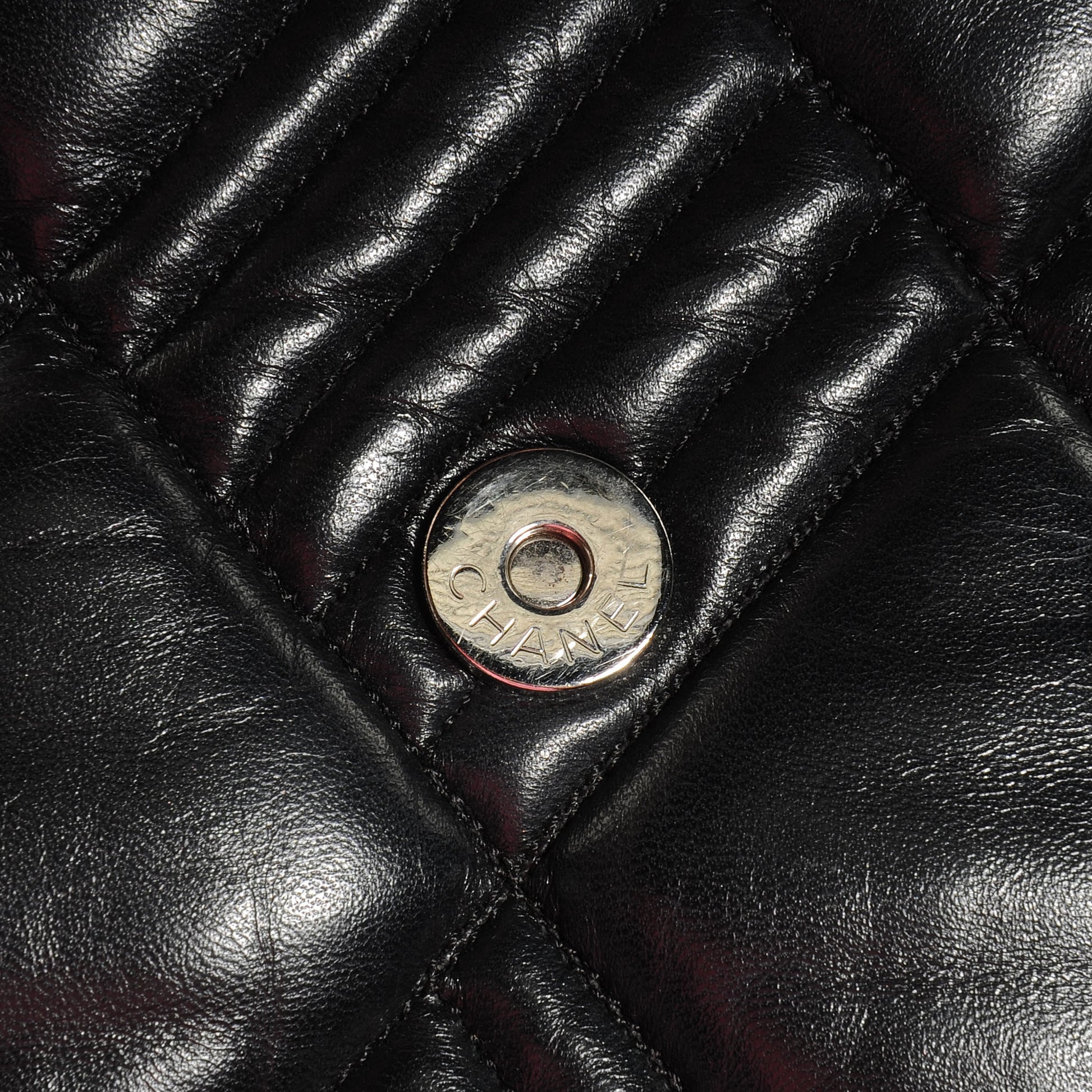 Chanel Lambskin In and Out XL Maxi Flap Black 8 of 8