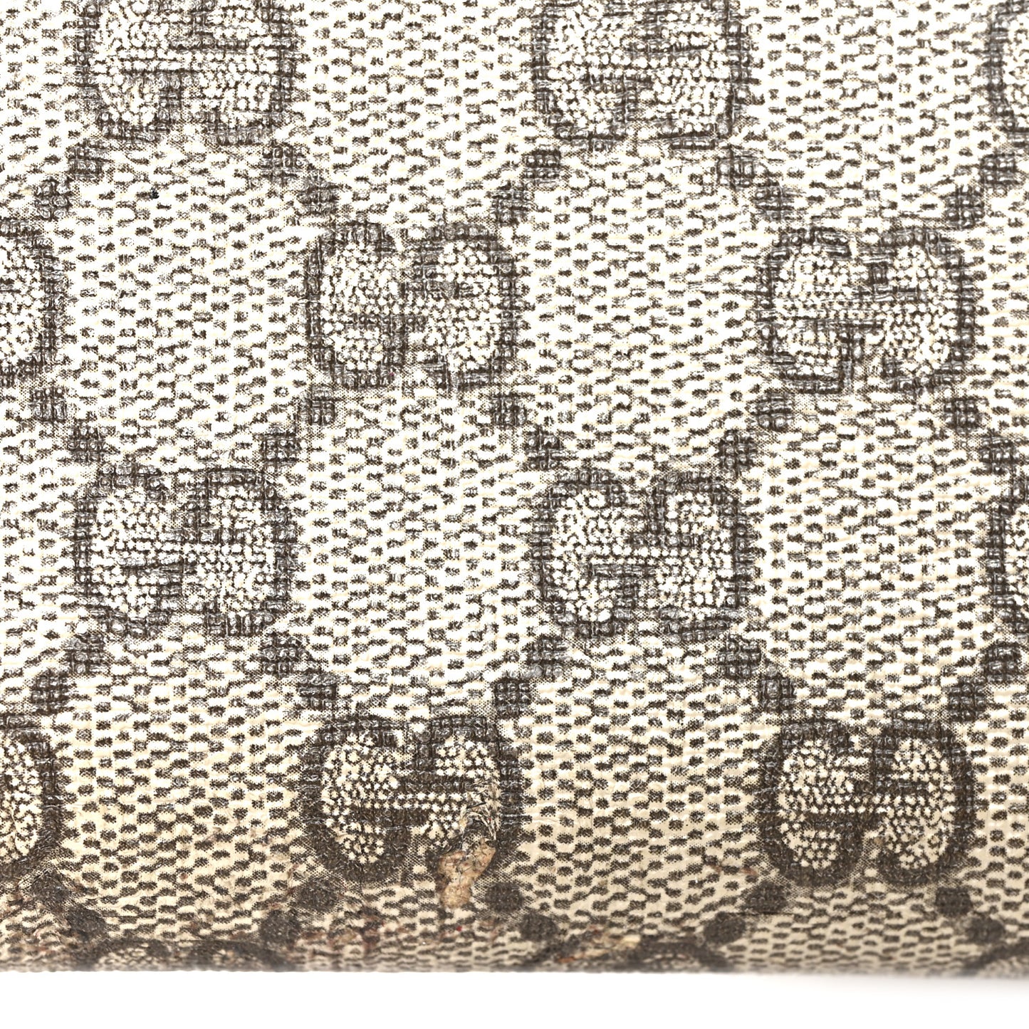 GG Supreme Monogram Nice Zip Around Wallet Tabasco Red