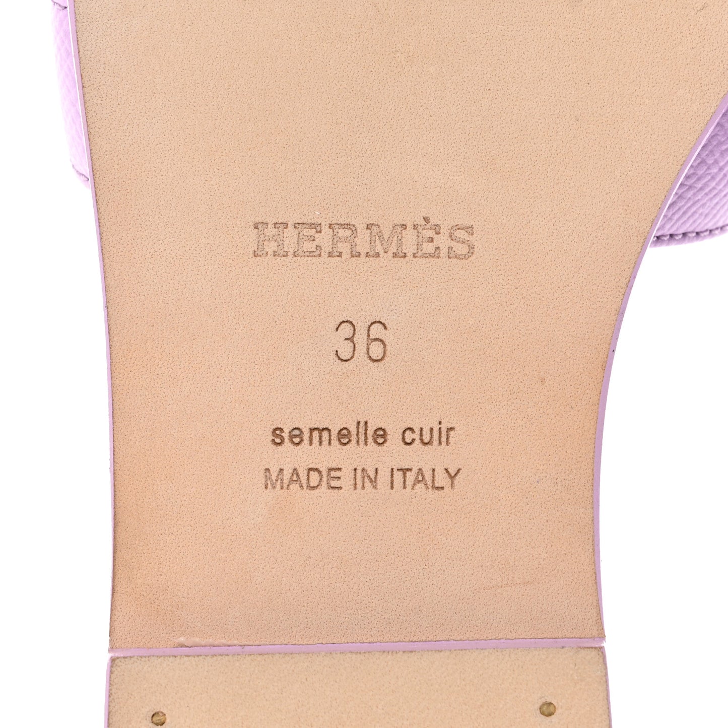 Epsom Oran Sandals 36 Violet Amethyste