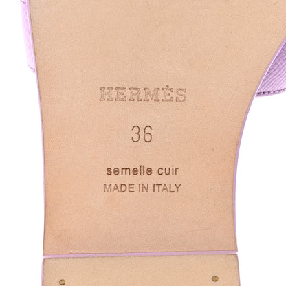 Hermes Epsom Oran Sandals 36 Violet Amethyste 8 of 8