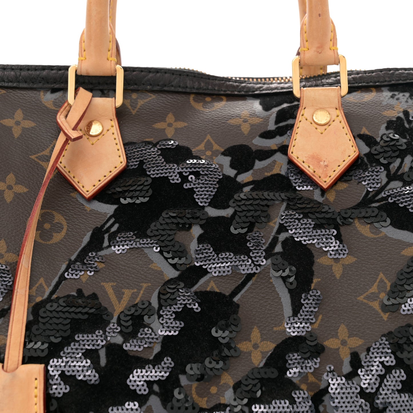 Monogram Fleur De Jais Sequins Speedy 30