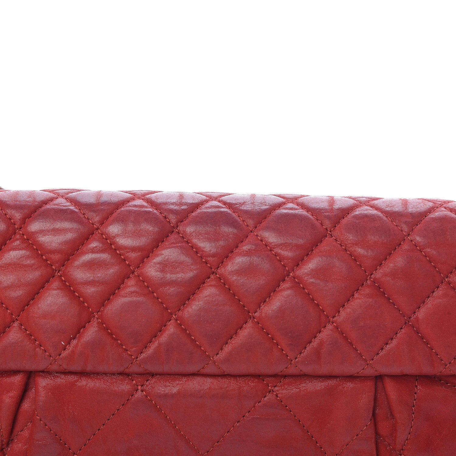Chanel Iridescent Calfskin Large Chic Quilt Flap Red 22 of 23