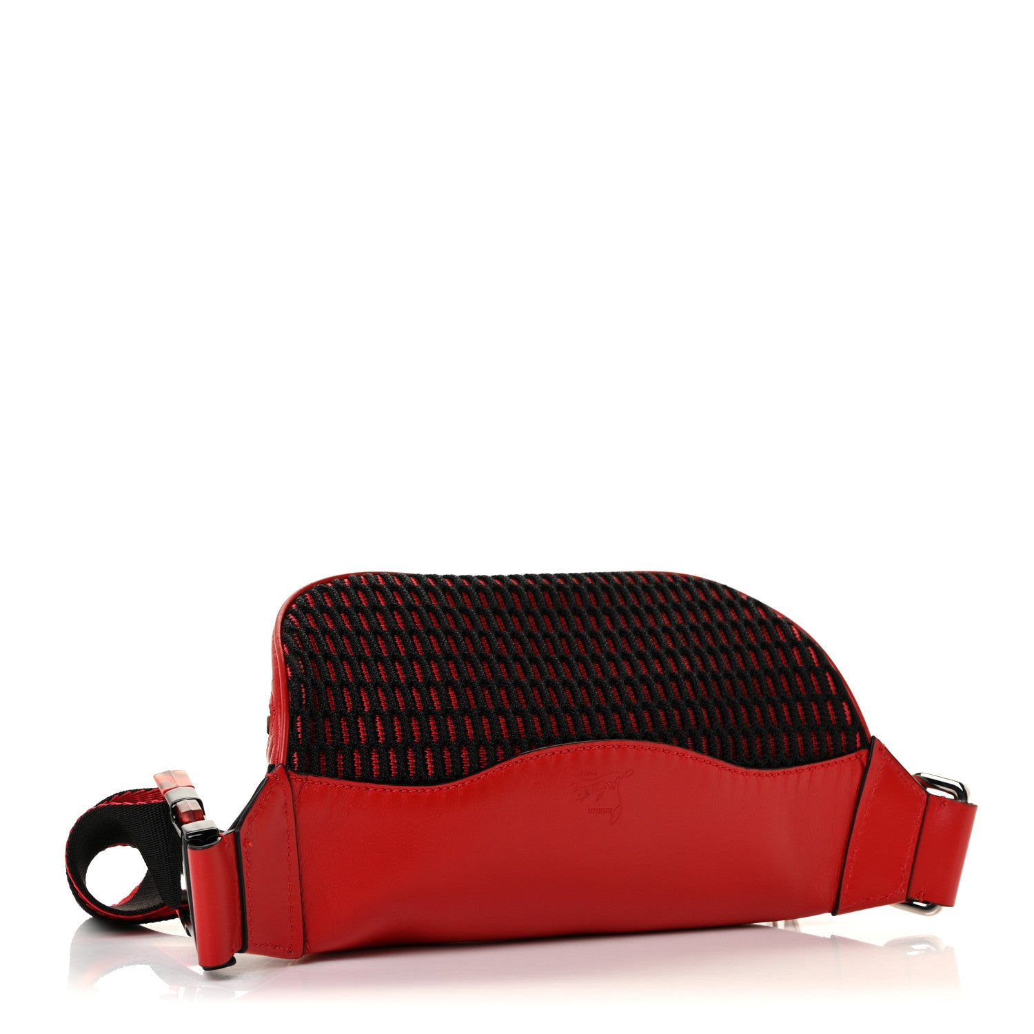 Christian Louboutin Calfskin Marie Jane Belt Bag Red 5 of 10