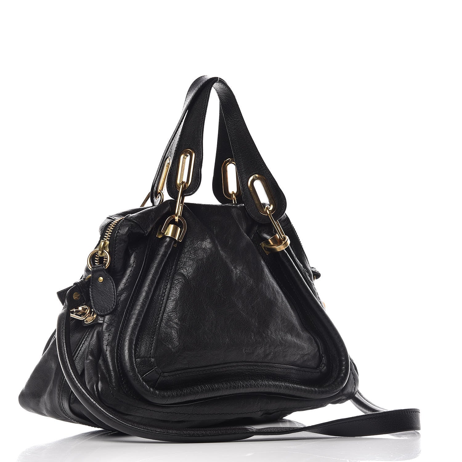 Chloe Calfskin Medium Paraty Black 3 of 9
