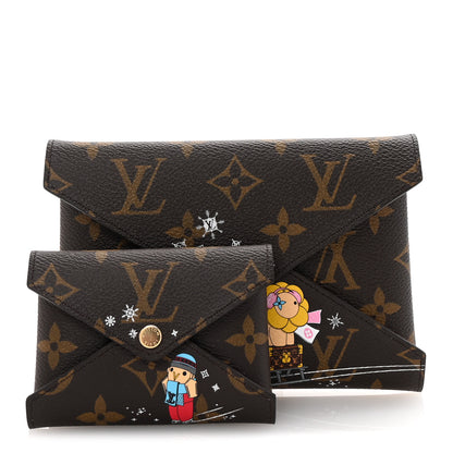 Louis Vuitton Monogram 2023 Christmas Animation Kirigami Pochette Set 1 of 8