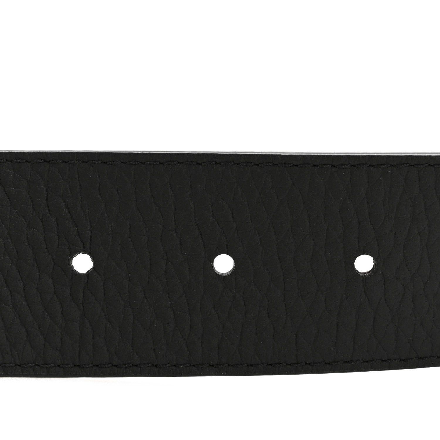 Louis Vuitton Taurillon Calfskin 30mm LV Initiales Reversible Belt 90 36 Black 3 of 7