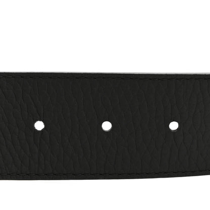 Louis Vuitton Taurillon Calfskin 30mm LV Initiales Reversible Belt 90 36 Black 3 of 7
