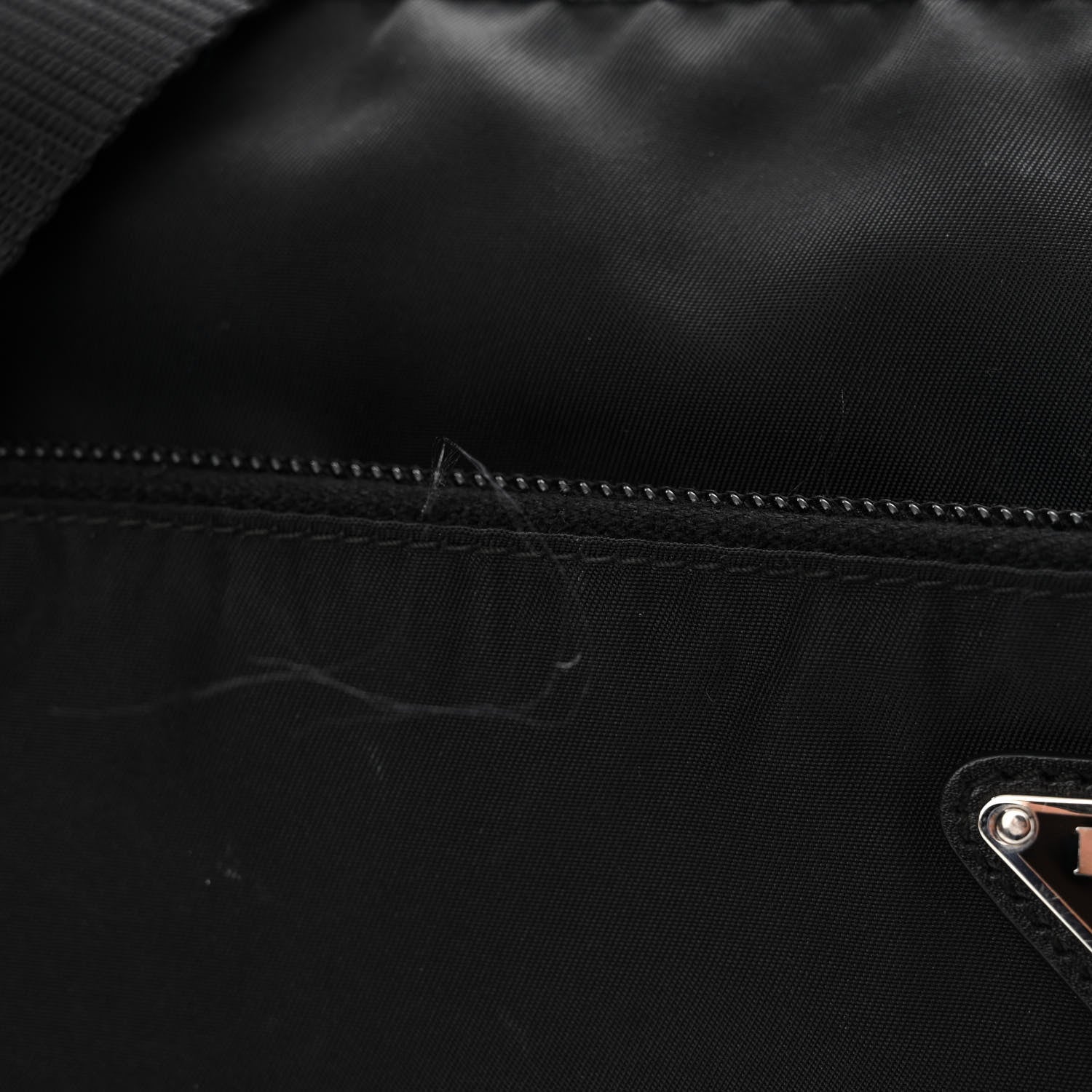 Prada Tessuto Nylon Messenger Bag Black 12 of 13