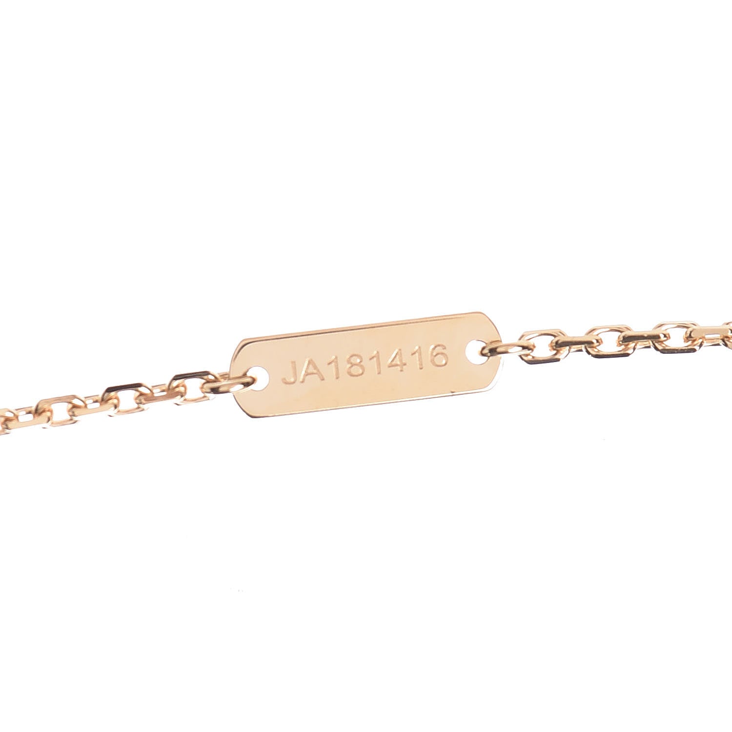 Van Cleef & Arpels 18K Yellow Gold Diamond Yellow Mother of Pearl Vintage Alhambra Pendant Necklace 5 of 8