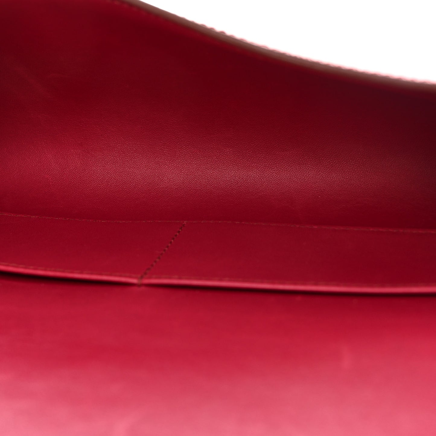 Tadelakt Egee Clutch Rouge Vif