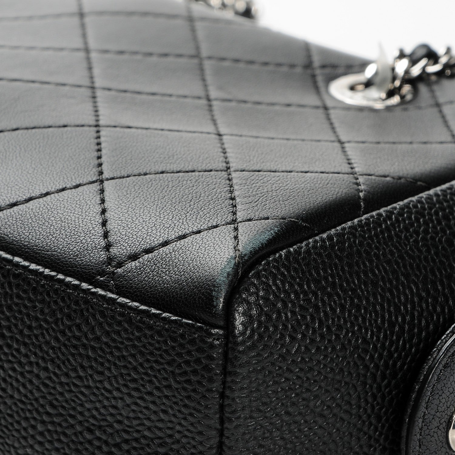 Chanel Caviar Calfskin Quilted Magnetic Shoulder Bag Black 12 of 12