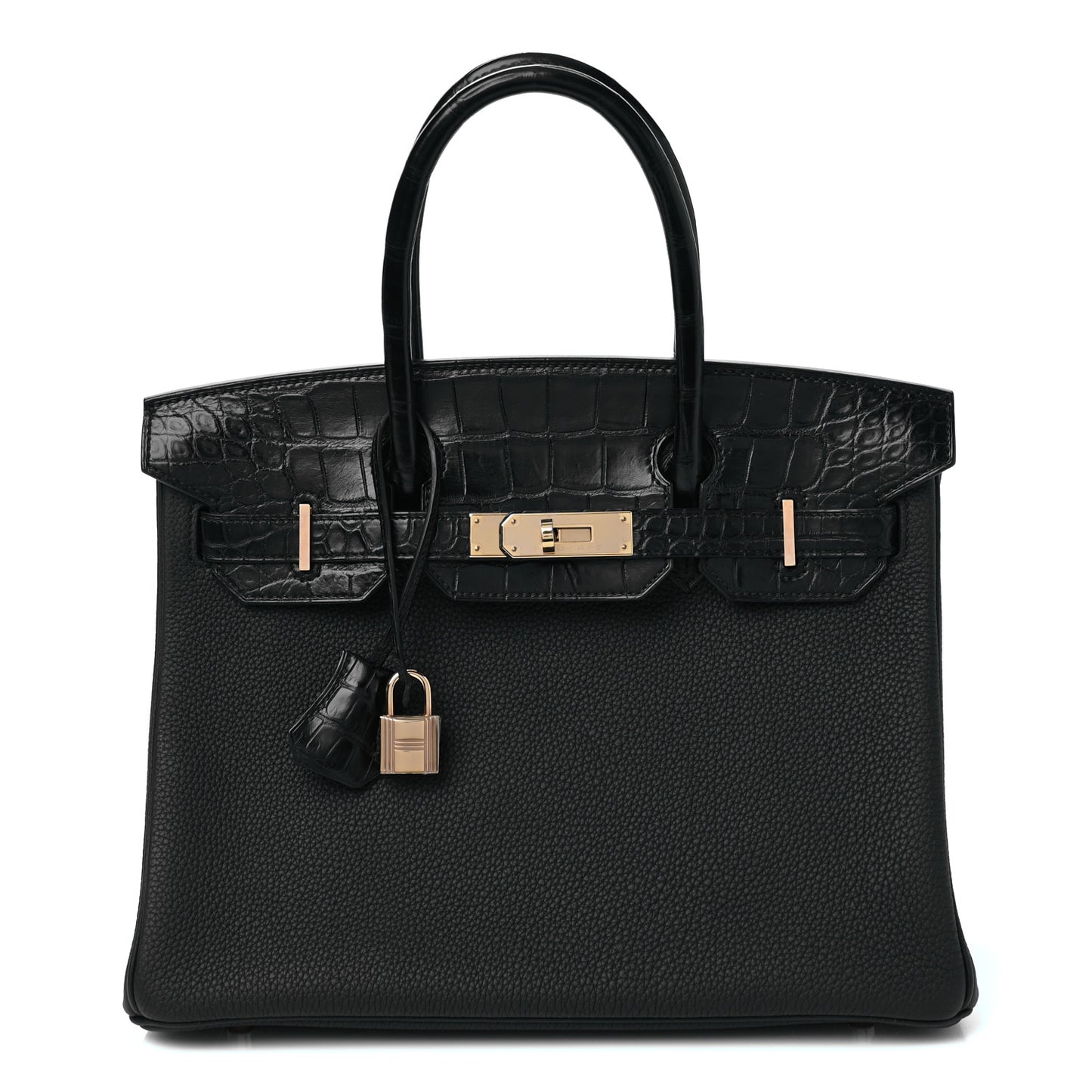 Togo Matte Alligator Birkin Touch 30 Black