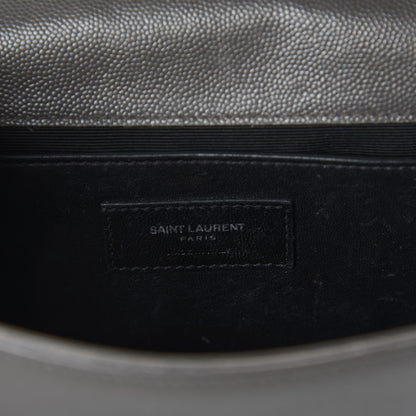 Saint Laurent Grain De Poudre Small Monogram Kate Satchel Storm 6 of 10