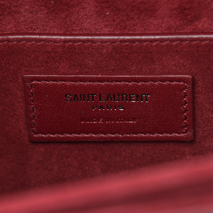 Saint Laurent Calfskin Medium Bellechasse Satchel Palissandre 6 of 15