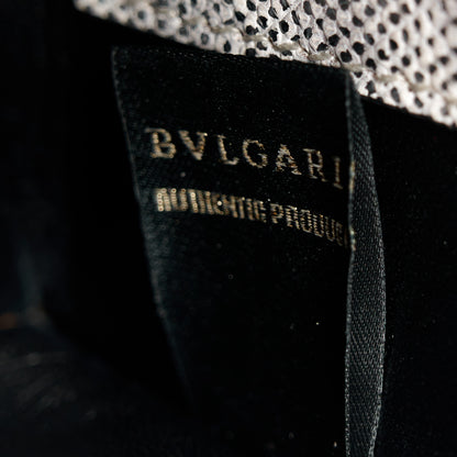 Bulgari Metallic Karung Serpenti Forever Crossbody White Agate 7 of 11