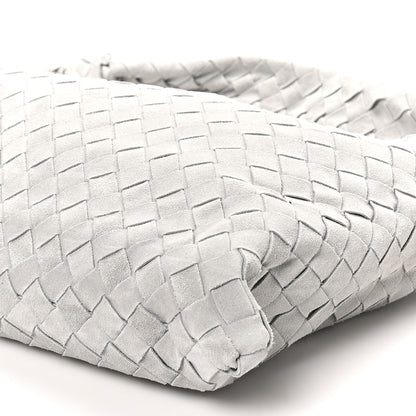 Bottega Veneta Suede Intrecciato Small Hop Sterling 9 of 9