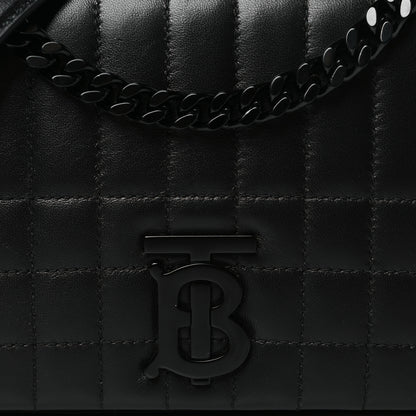Burberry Lambskin Quilted Small Lola Bag Black 7 of 9