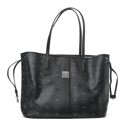 MCM Visetos Medium Liz Reversible Shopper Tote Black 1 of 13