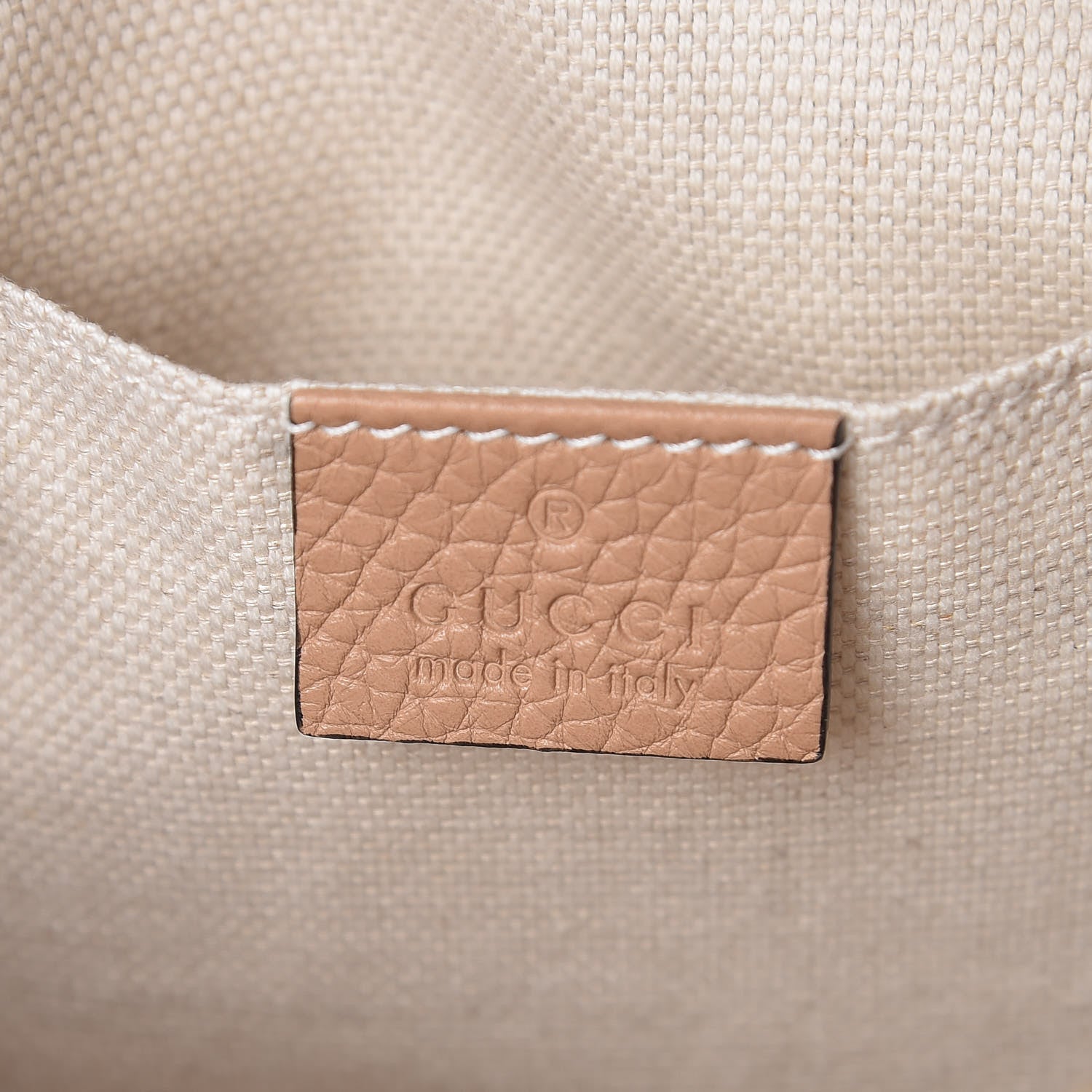 Gucci Pebbled Calfskin Small Soho Disco Bag Camelia 7 of 10