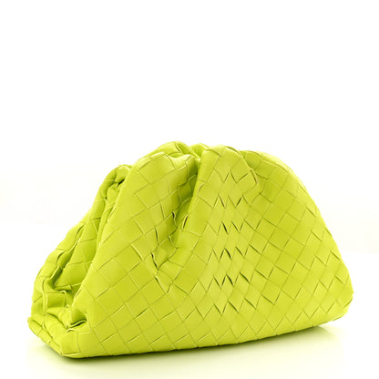 Bottega Veneta Nappa Maxi Intrecciato The Pouch Oversized Clutch Kiwi 3 of 11