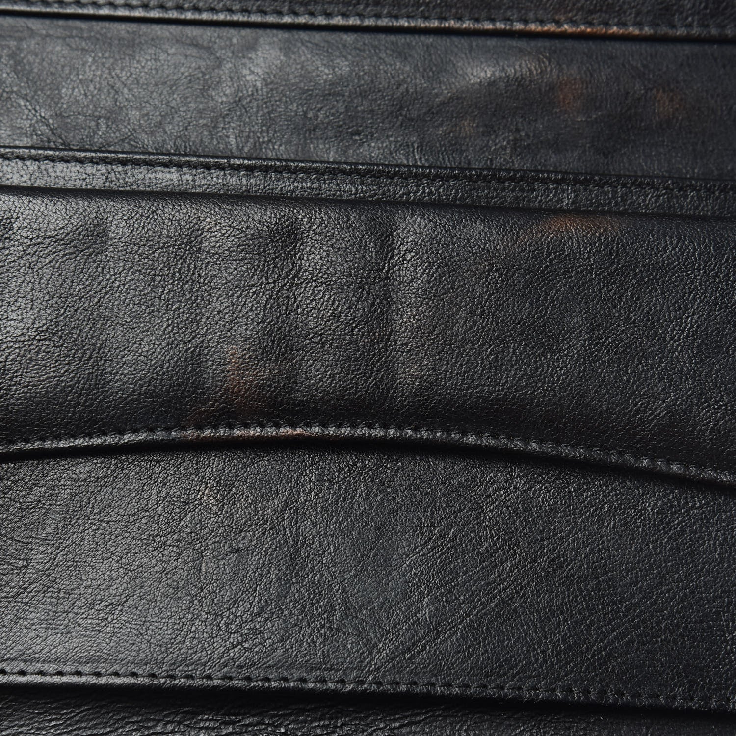 Chanel Calfskin Quilted Large Flap Wallet Black 9 of 12