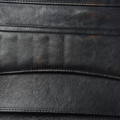 Chanel Calfskin Quilted Large Flap Wallet Black 9 of 12