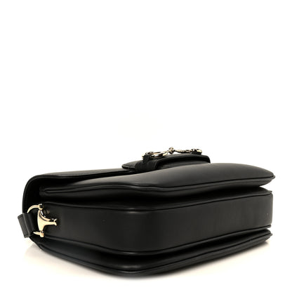 Gucci Arabella Calfskin Horsebit 1955 Soft Small Shoulder Bag Black 4 of 11