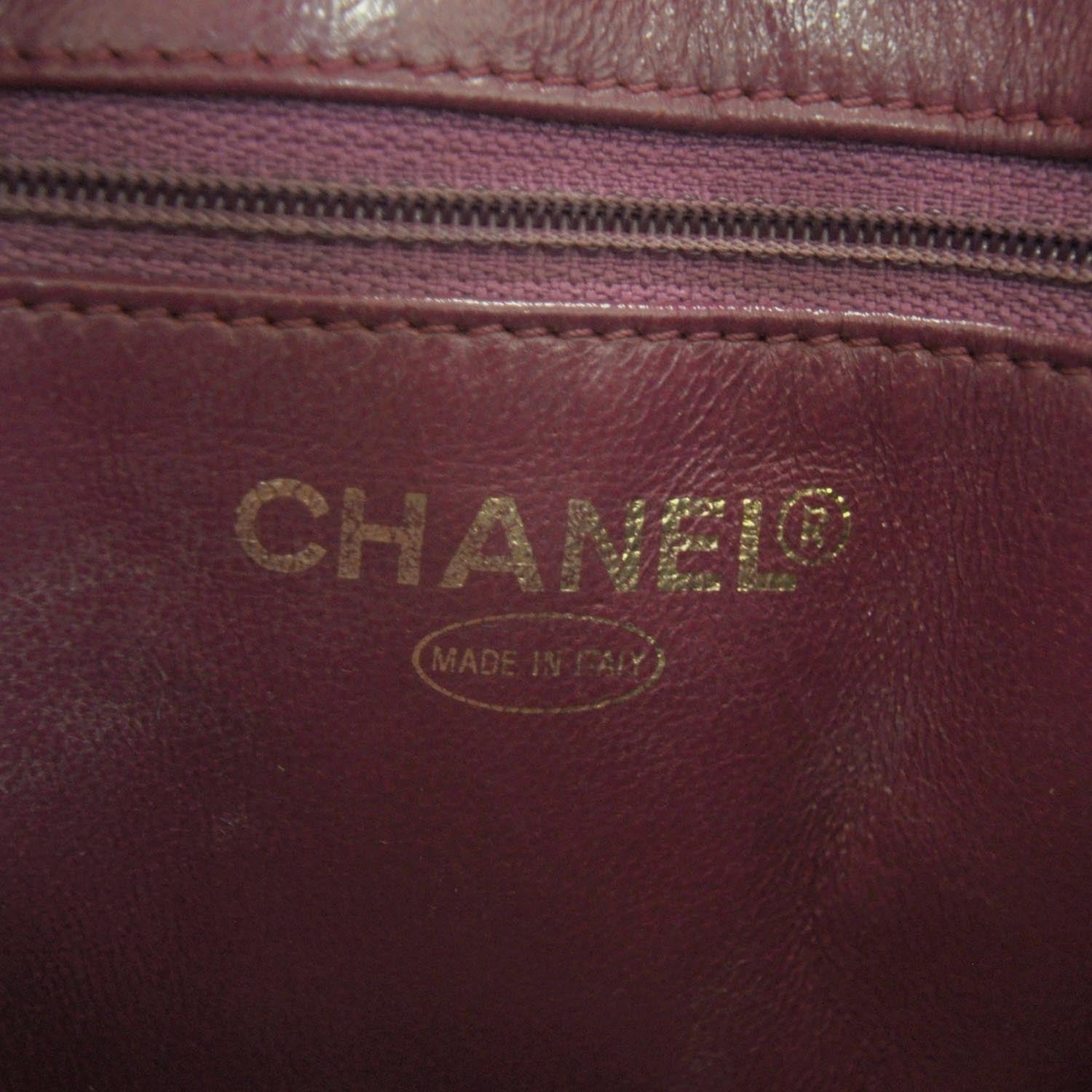 Chanel Caviar Medallion CC Tote Fuchsia GHW 7 of 10