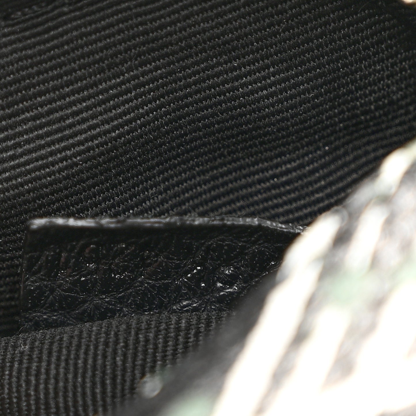 Calfskin Paint Splatter Small Snapshot Camera Bag Black Multi