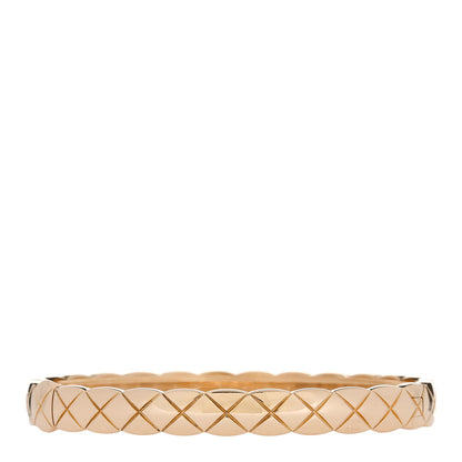 Chanel 18K Yellow Gold Coco Crush Bangle Bracelet S 2 of 4