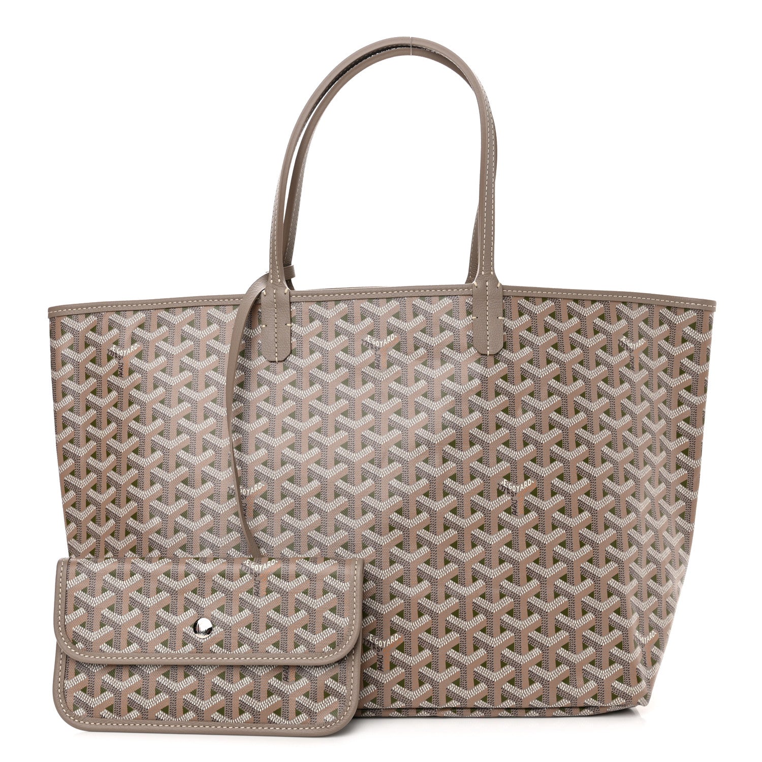 Goyard Goyardine Saint Louis Claire Voie PM Grege Khaki 1 of 11