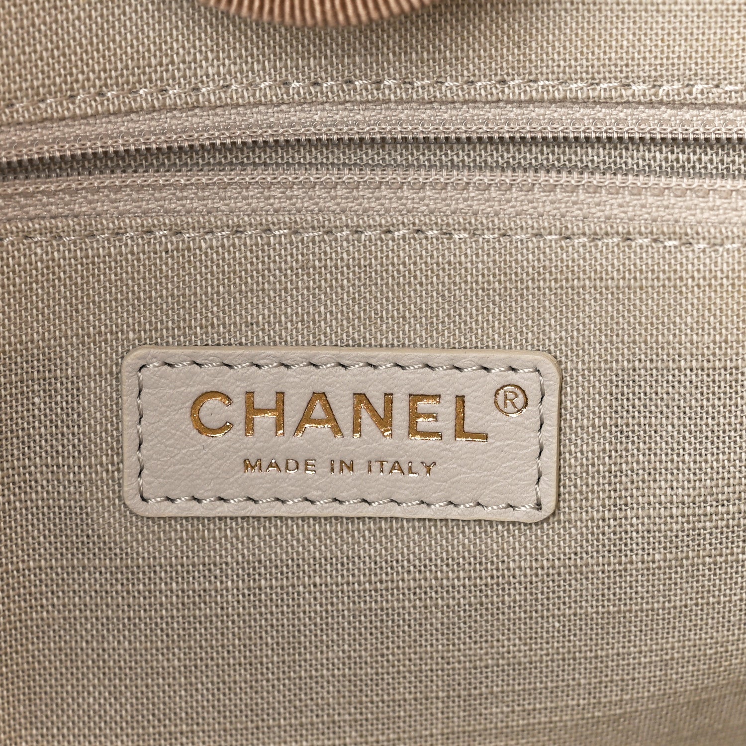 Chanel Mixed Fibers Small Deauville Tote Beige 13 of 24