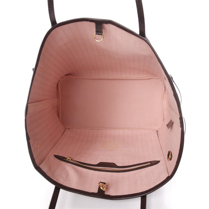 Louis Vuitton Damier Ebene Neo Neverfull MM Rose Ballerine 5 of 13