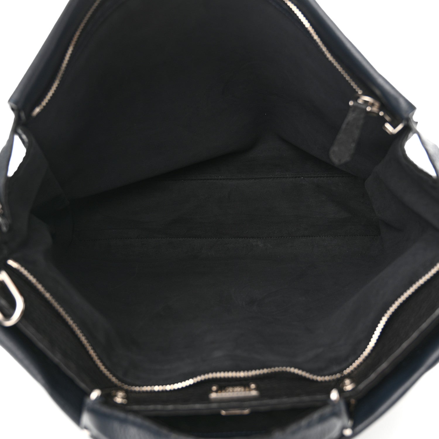 Fendi Cuoio Romano Selleria Monster Eyes Large Mens Peekaboo Iconic Essential Satchel Blue 7 of 16