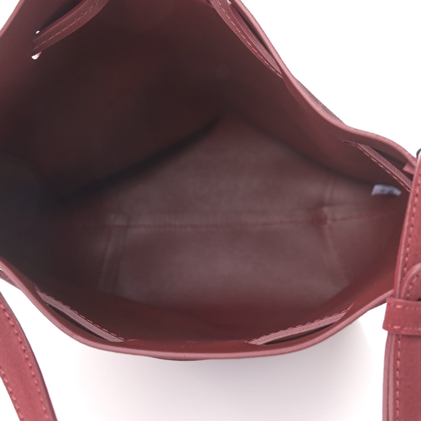 Suede Mini Bucket Bag Rococo