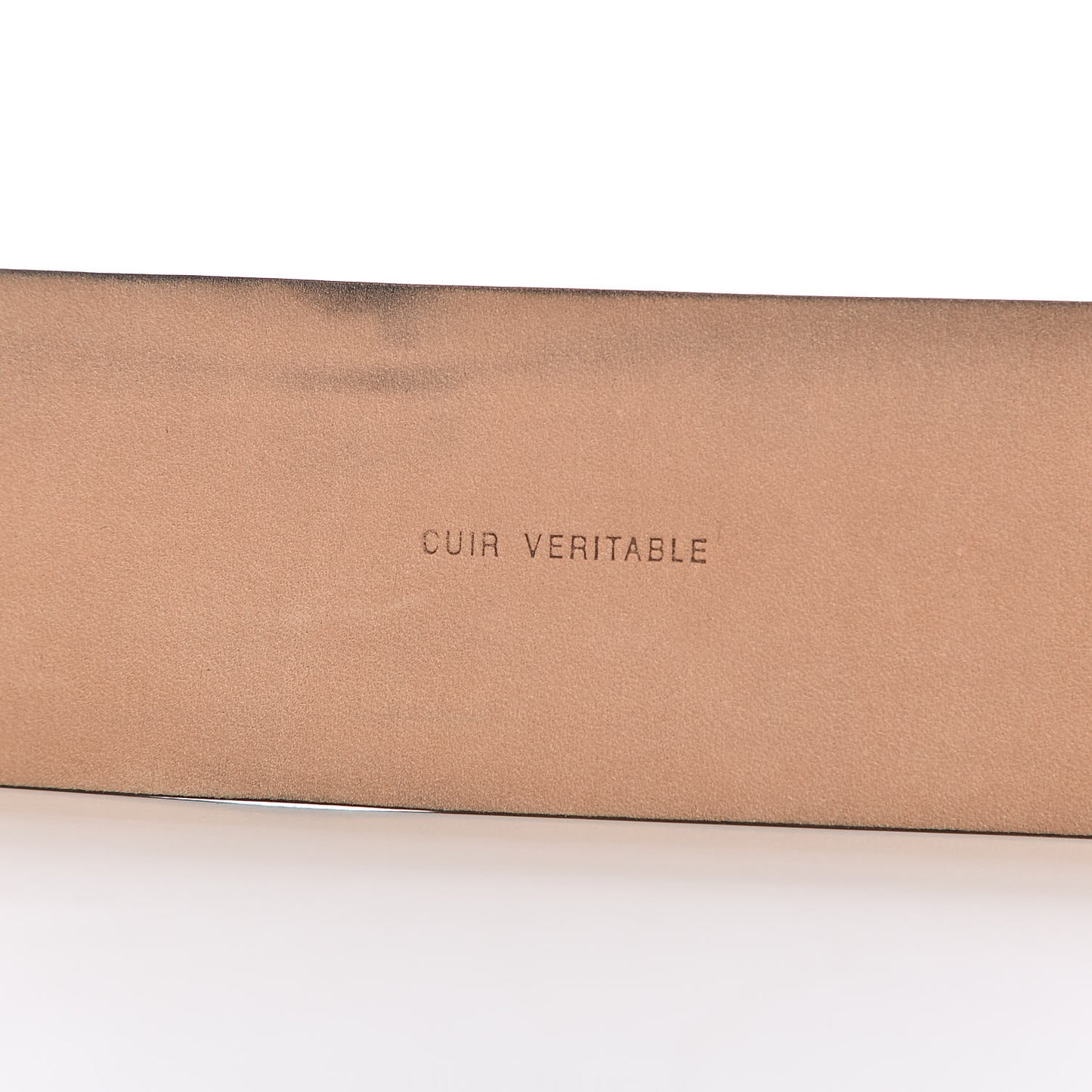 Calfskin CC Belt 95 38 Dark Brown