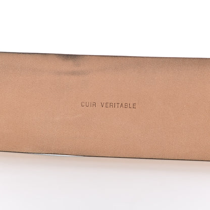 Chanel Calfskin CC Belt 95 38 Dark Brown 6 of 9