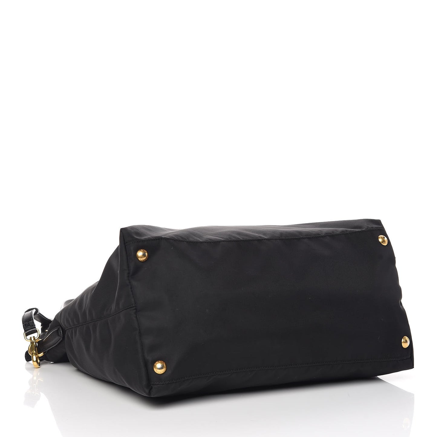Saffiano Tessuto Nylon Tote Black