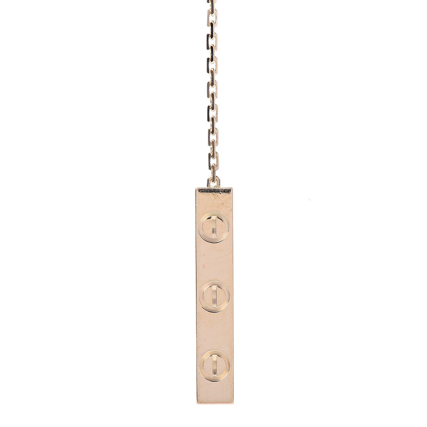 18K Yellow Gold LOVE Lariat Necklace