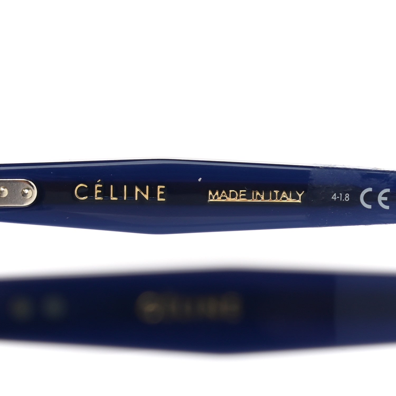 Celine Acetate Oversized Sunglasses CL400481 Blue 5 of 8