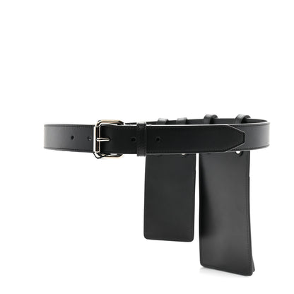 Fendi Vitello Glacier Utility Belt Pouch Black 3 of 10