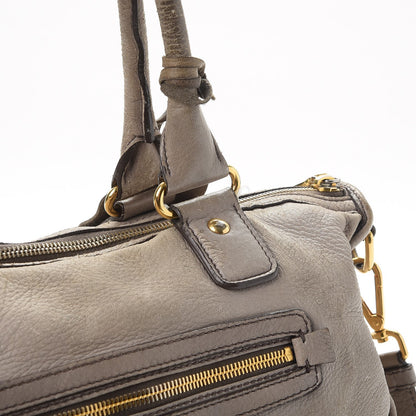 Prada Cervo Deerskin East West Top Handle Bag Pomice 22 of 28